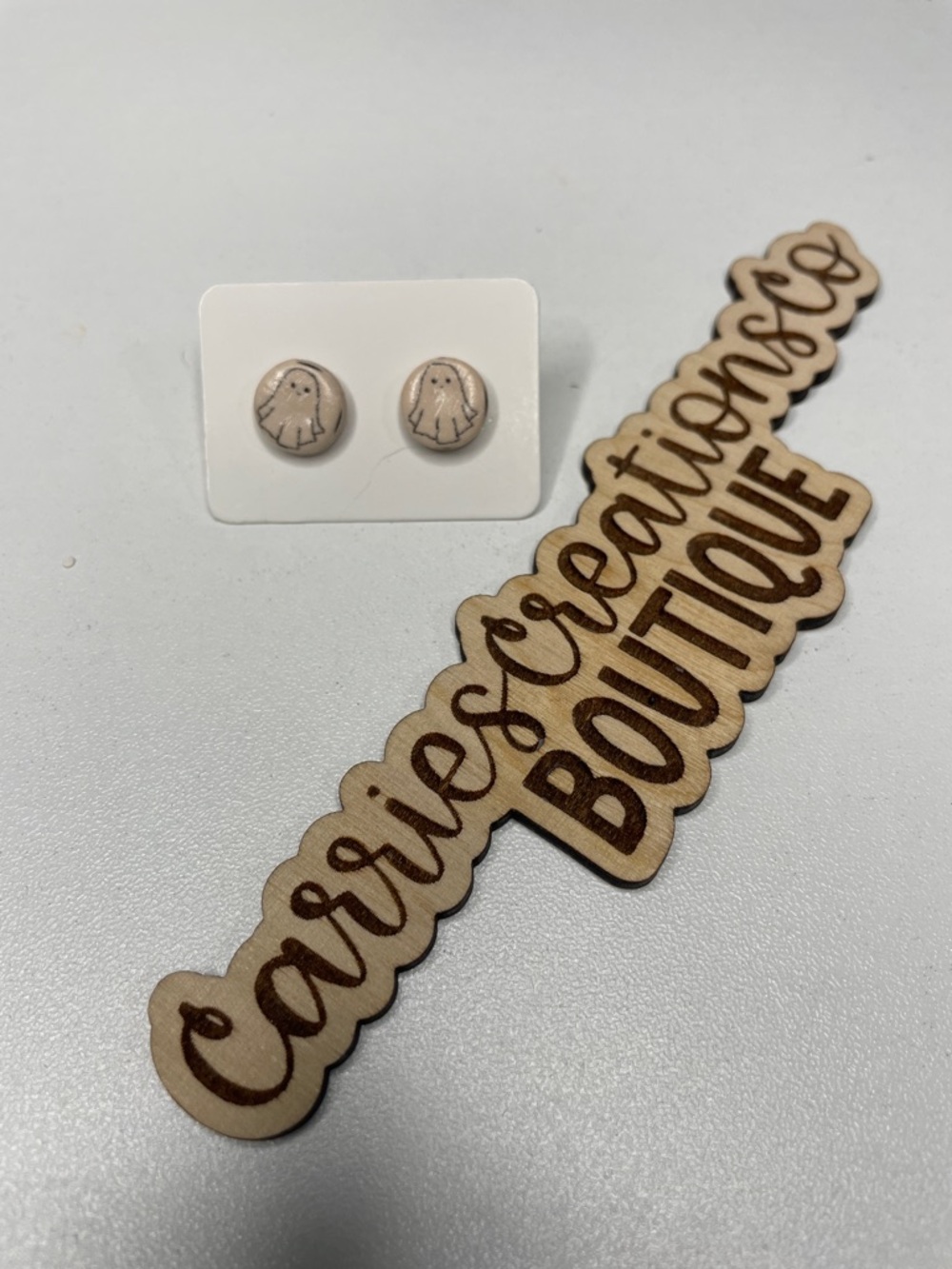 Ghost Stud Earrings
